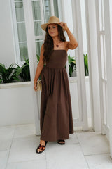 Millie Maxi Dress-Chocolate