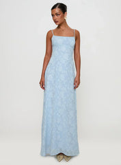 South Of France Maxi Dress Blue