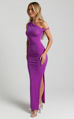 Runaway The Label - Chyna Midi Dress in Purple